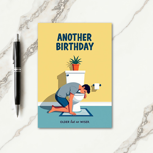 Humorous Birthday Hangover Card