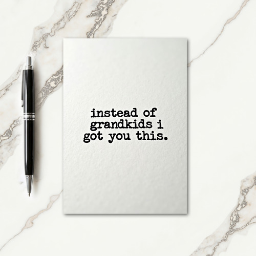 Humorous Typewriter Birthday Card