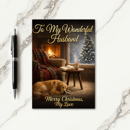 Husband Xmas Card