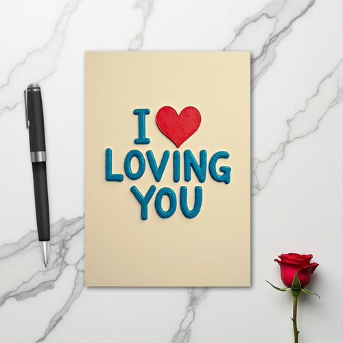 I Love Loving You Card