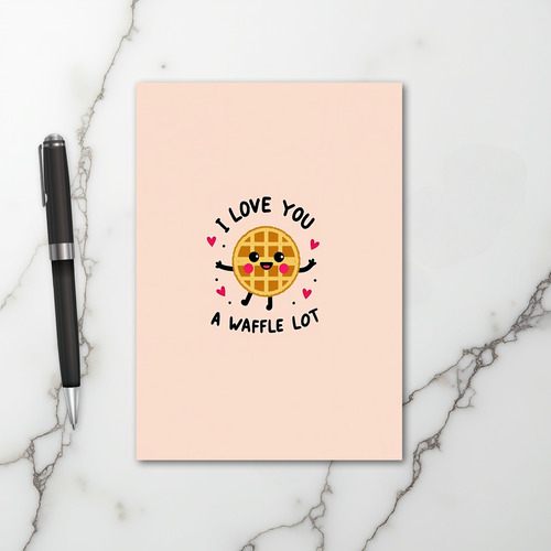 I Love You A Waffle Lot Card