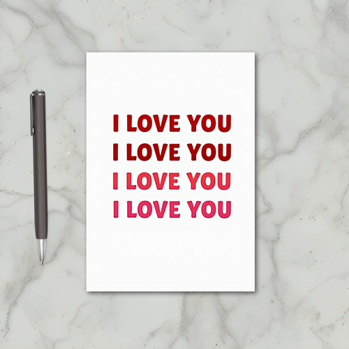 I Love You Always Romantic Card
