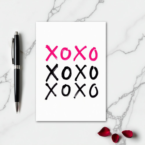 I Love You Classic Xoxo Card