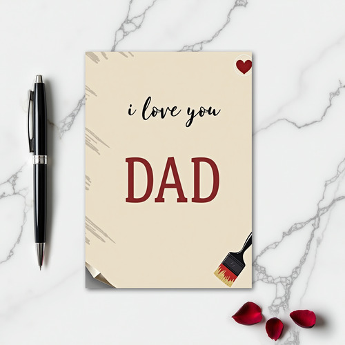 I Love You Dad Best Ever Card