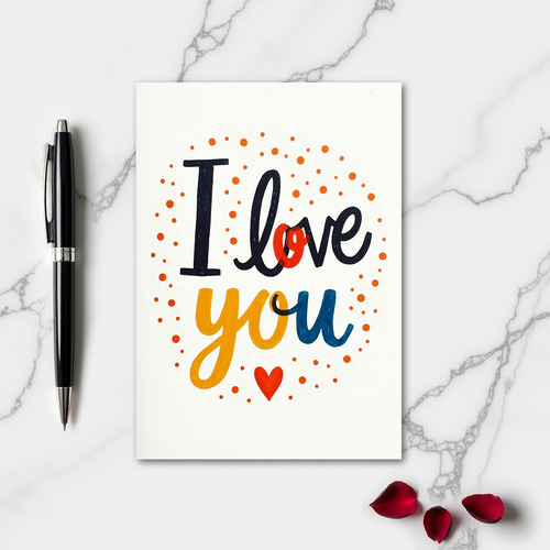 I Love You Expression Card