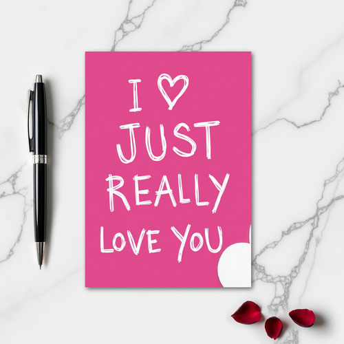 I Love You Hand Drawn Card