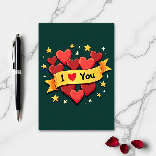 I Love You Heartfelt Greeting Card