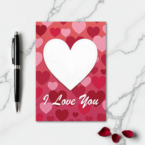 I Love You Heartfelt Romance Card