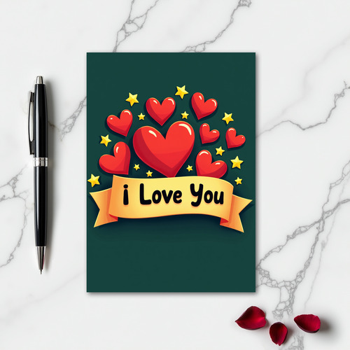 I Love You Heartfelt Wishes Card