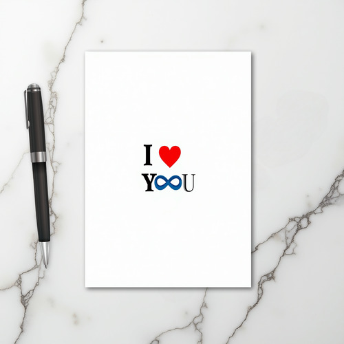 I Love You Infinitely Card