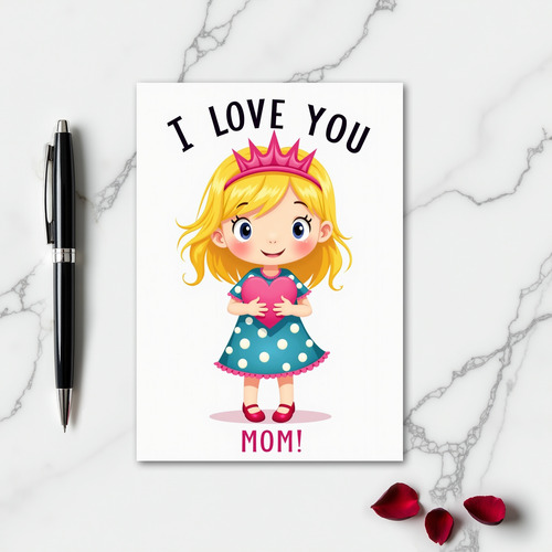 I Love You Mom Best Card