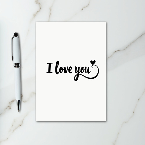 I Love You Romantic Greeting Card