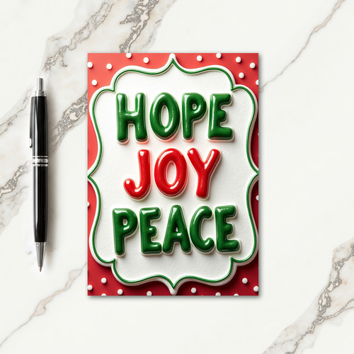 Icing Joy Christmas Card