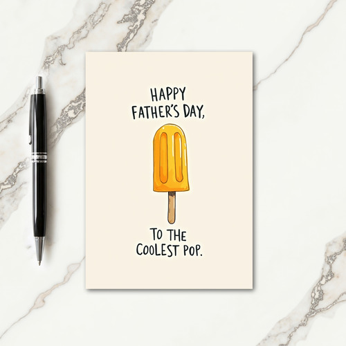 Icy Pop Sweet Fathers Day Card