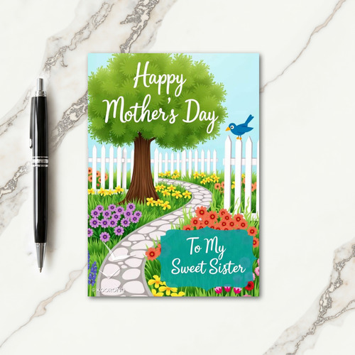 Idyllic Garden Mothers Day Card