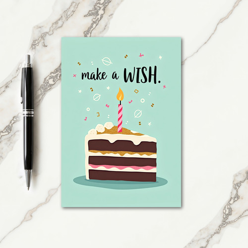 Illustrated Birthday Wish Card