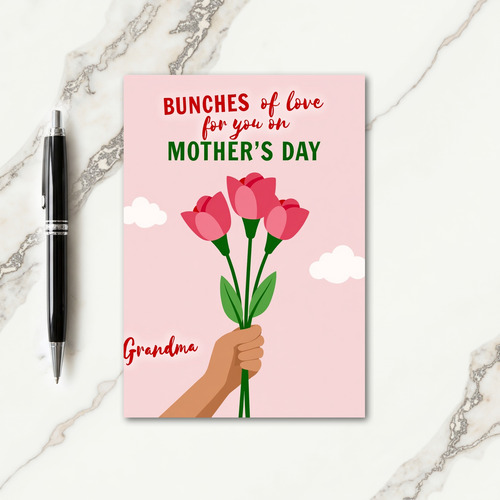 Illustration Mothers Day Card
