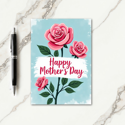 Illustrative Mothers Day Card