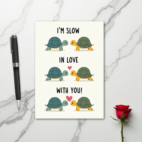 Im Slow In Love With You Card