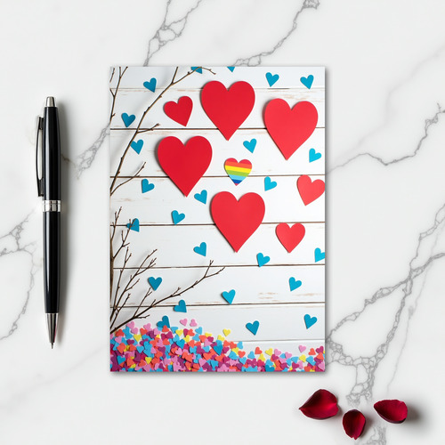Inclusive Hearts Artful Love Card