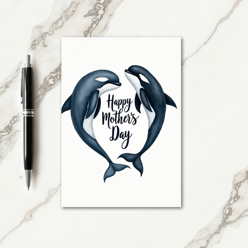 Indigo Aquatic Mothers Day Card