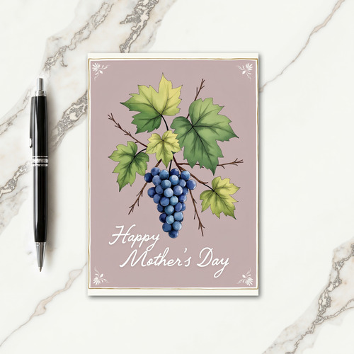 Indigo Berry Mothers Day Card
