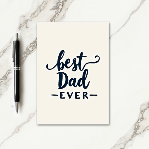 Indigo Best Dad Ever Card