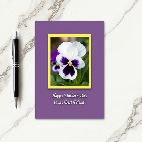 Indigo Bloom Mothers Day Friend Card