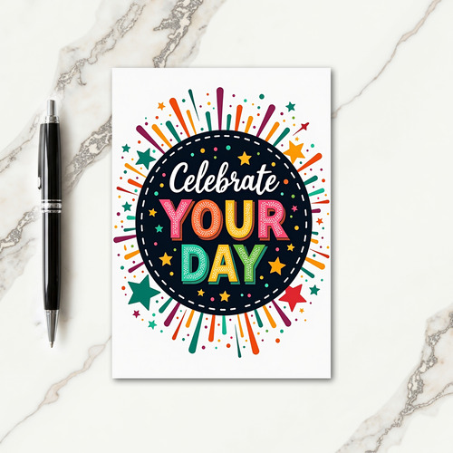Indigo Celebrate Birthday Card