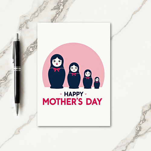 Indigo Family Mothers Day Card