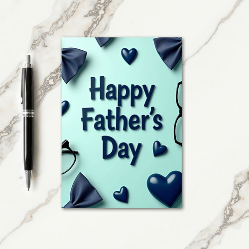 Indigo Fathers Day Card