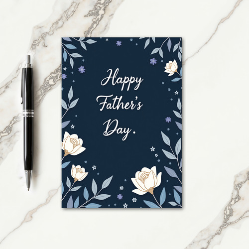 Indigo Fathers Day Wishes Card