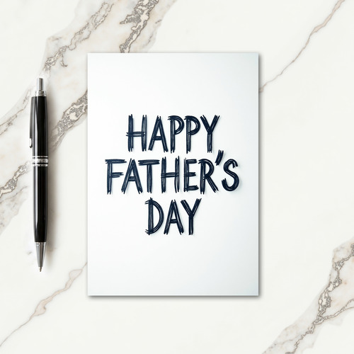 Indigo Happy Fathers Day Card