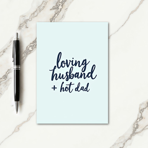 Indigo Loving Husband Card
