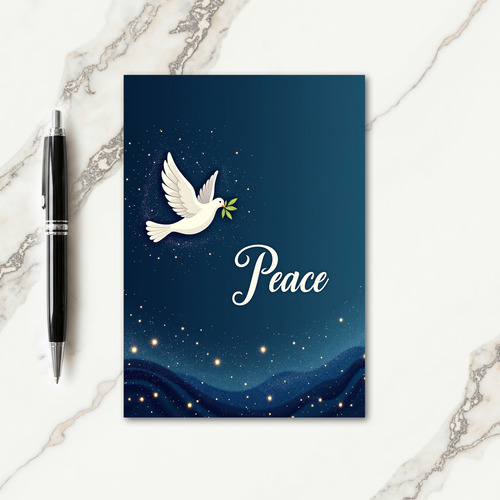 Indigo Sky Christmas Card