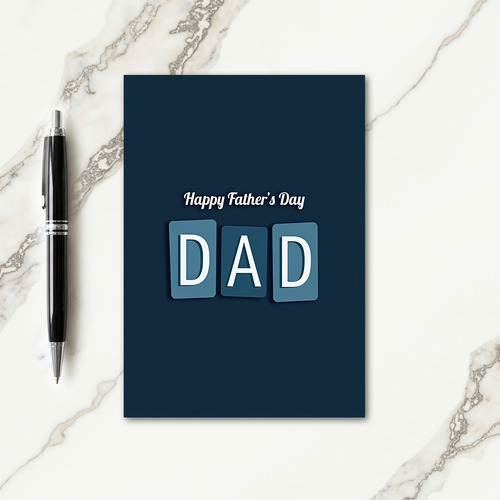Indigo Sweet Fathers Day Card