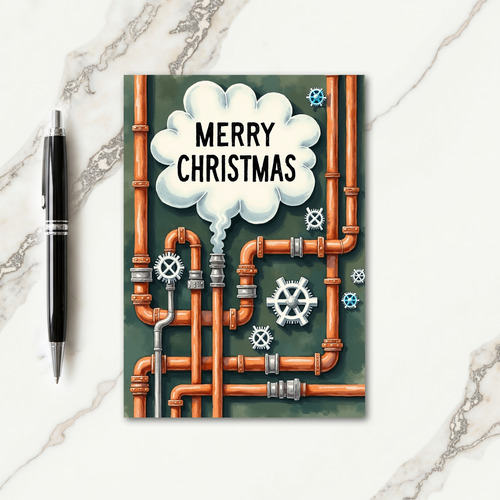 Industrial Christmas Card