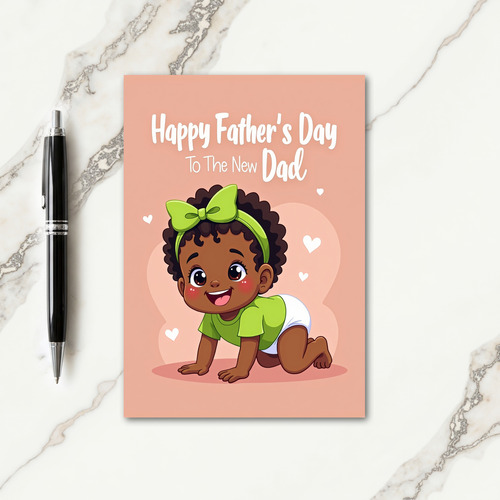 Infant Fathers Day Image Card