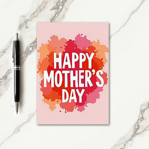 Ink Splatter Happy Day Card