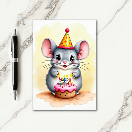 Innocent Birthday Cake Card