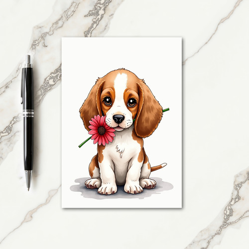 Innocent Puppy Love Mother Card
