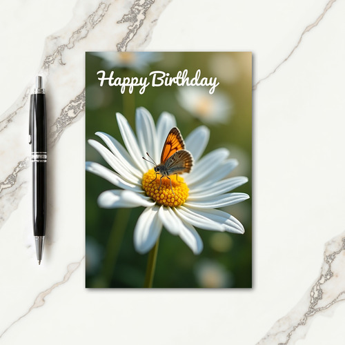 Insect Birthday Blossom Card