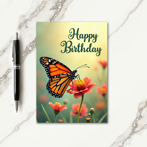 Insect Celebration Birthday Card