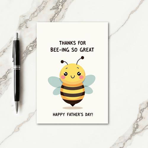 Insect Sweet Fathers Day Card