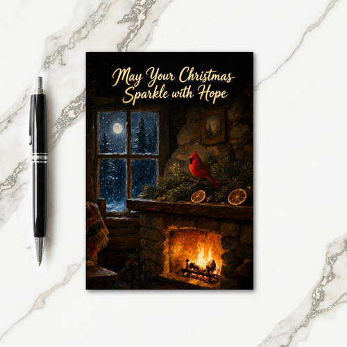 Inspirational Christmas Wishes Card