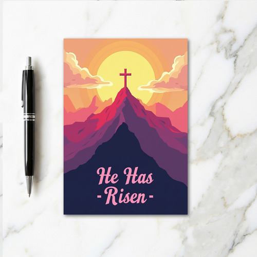 Inspiring Sunrise Scene Card