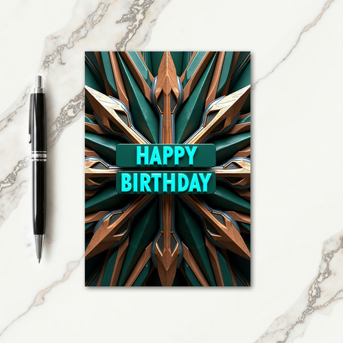 Intricate Birthday Art Card