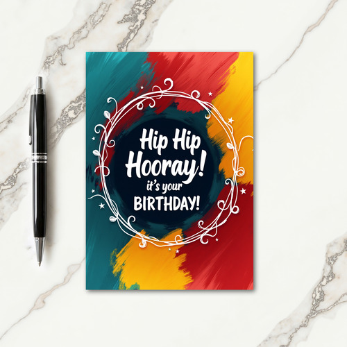 Intricate Floral Birthday Card