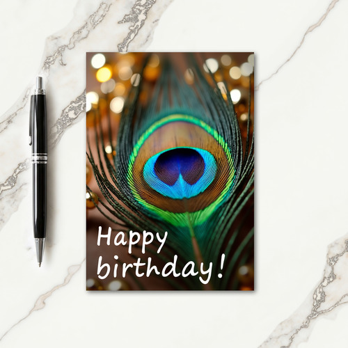 Iridescent Birthday Card