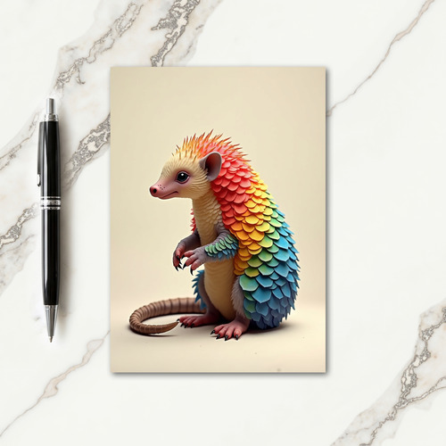 Iridescent Scales Birthday Card